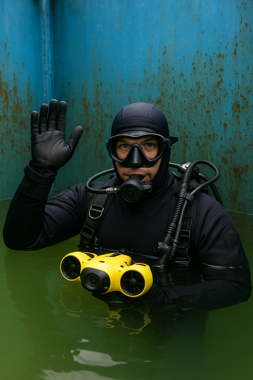 Buzo profesional Scuba Clean Master